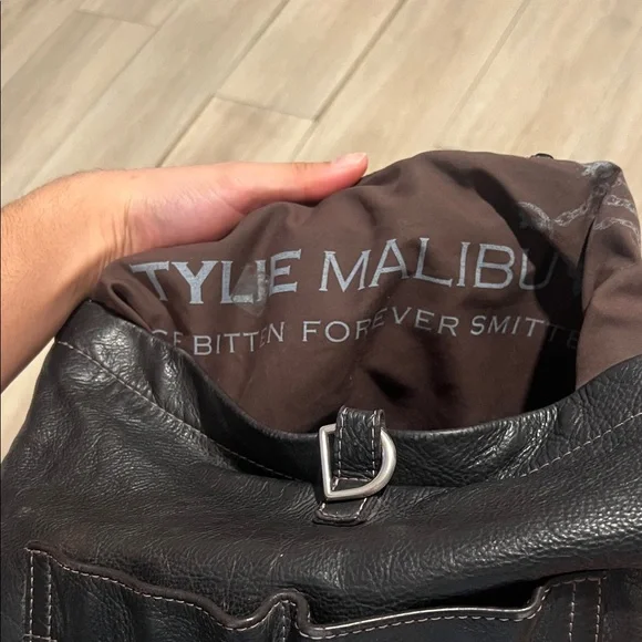 Vintage Tyler Malibu jeweled strap leather bag - Picture 5 of 7